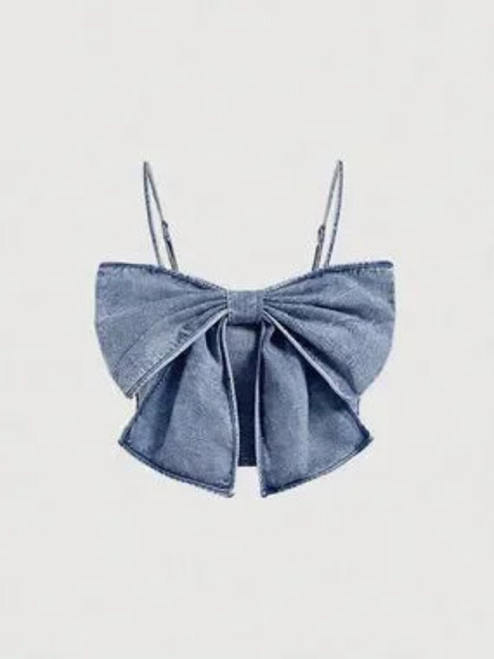 Light Wash Casual Women's Denim Top